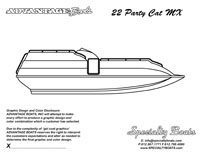 22 Party Cat MX Boat Blank