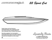 22 Sport Cat Boat Blank