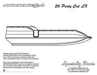 26 Party Cat LX Boat Blank