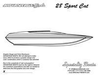 28 Sport Cat Boat Blank